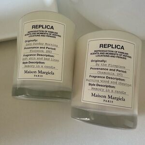 Maison Margiela Paris By The Fireplace & Lazy Sunday Morning 5.82 oz candles